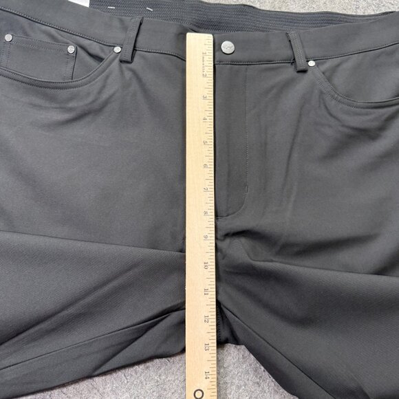 Greg Norman Golf Pants Men 38 x 30 Black Performance Straight Leg - Picture 16 of 16